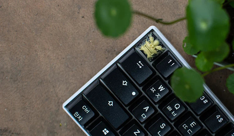 1pc handmade resin keycap for MX switches mechanical keyboard individuality Shishi keycap