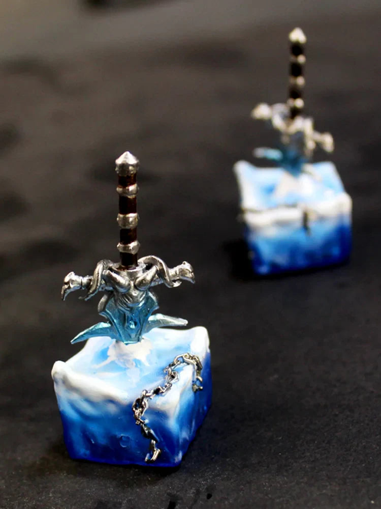 Anime Keycaps Frostmourne Resin Key Caps Mechanical Keyboard Caps Personalized Artisan Keycap Pc Accessories Gift Korean Keycaps