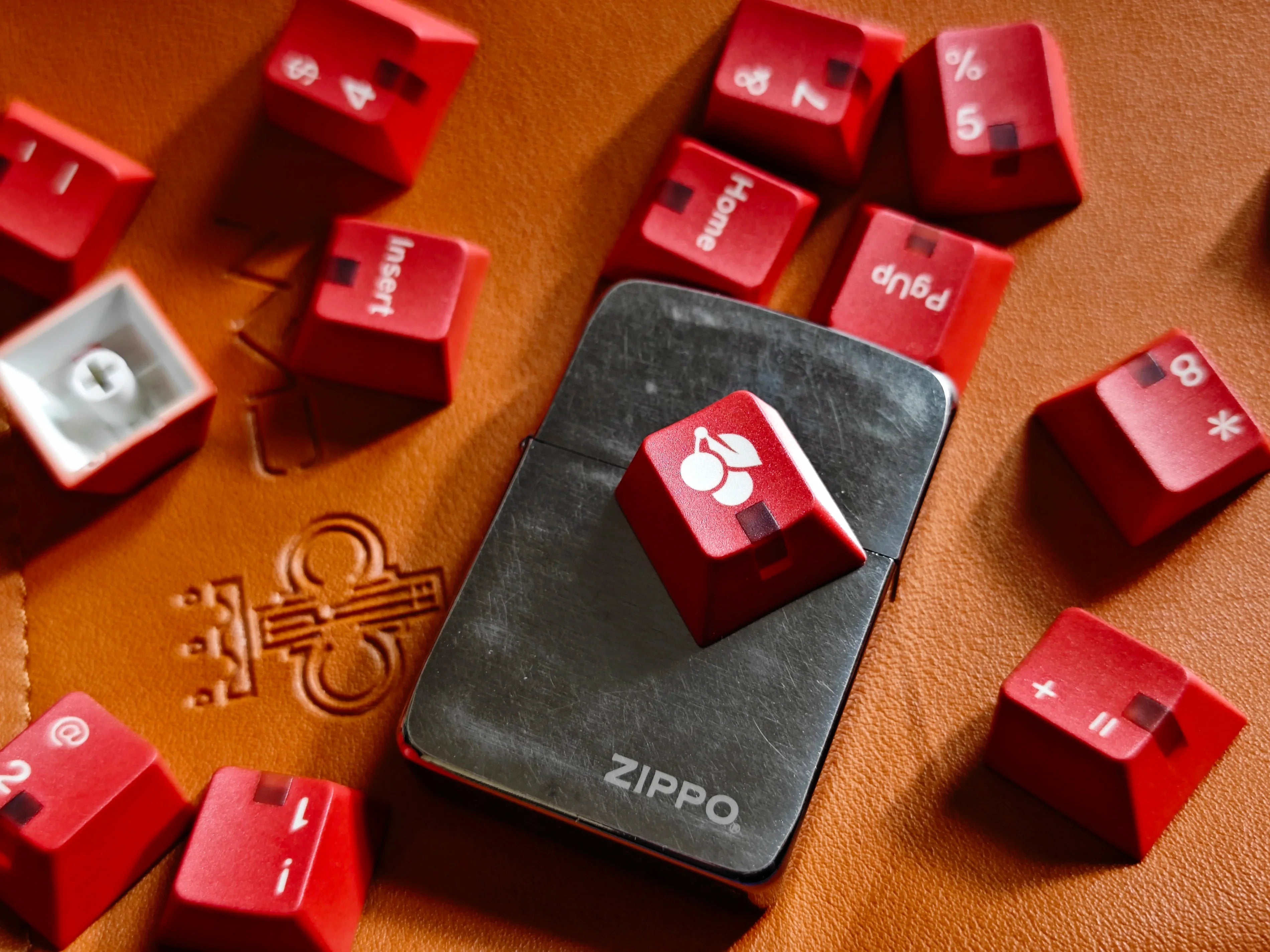 GMK Red Alert Theme Keycaps Cherry Profile PBT Thermal Sublimation Keycap Customized Keycaps Compatible with Mechanical Keyboard