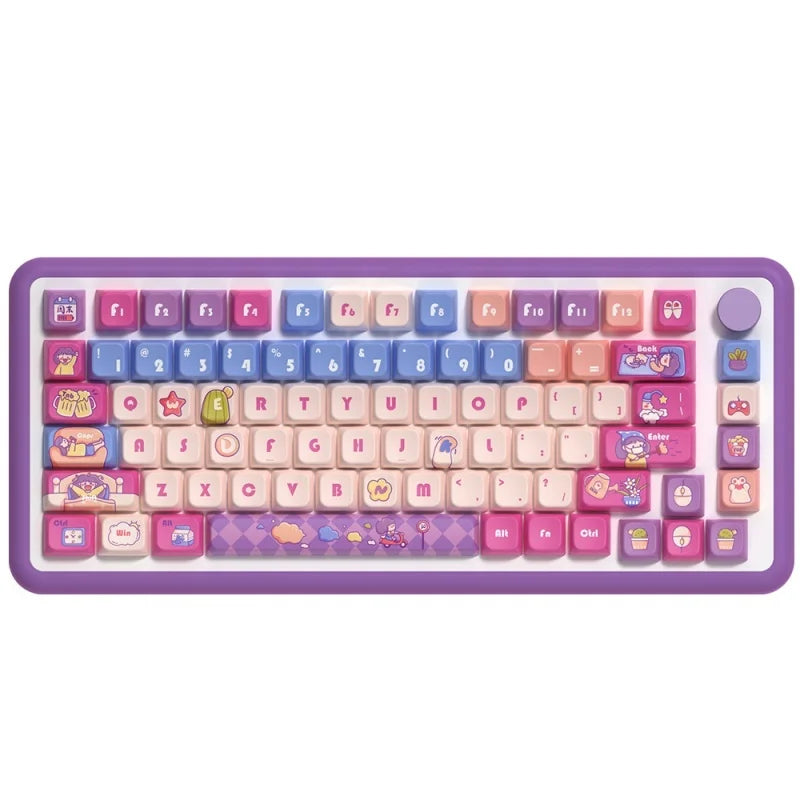 Weekends Theme Keycaps 122/138/158 Keys Mda Profile Pbt Thermal Sublimation Mechanical Keyboard Customized Anime Game Keycaps