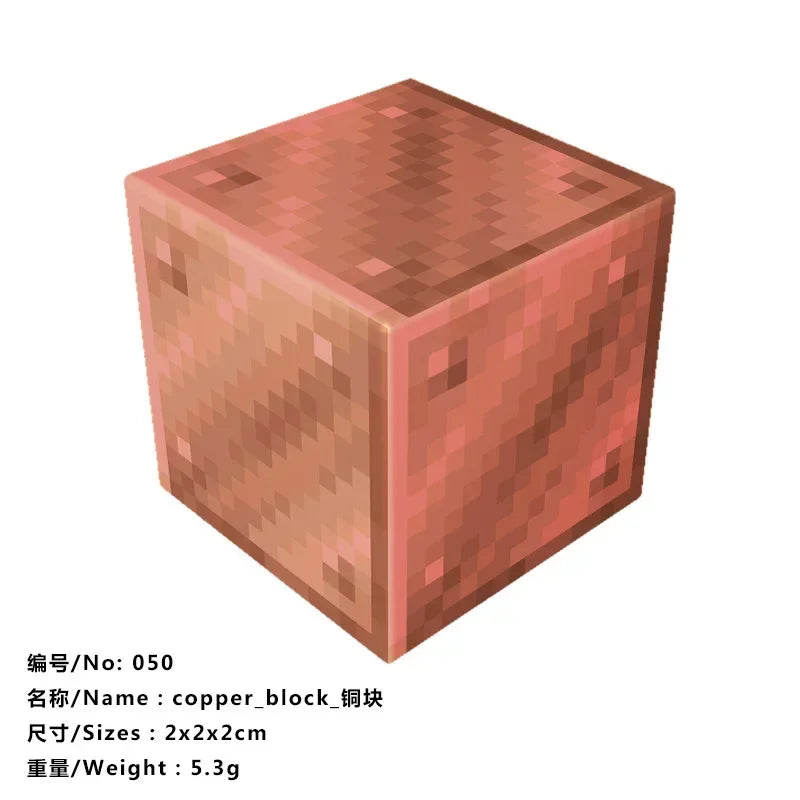 10pcs Minecraftinglys Magnetic Blocks Anime Children Puzzle Assembled Toy Doll Mini Magnetic Cube Model Kids Construction Toys