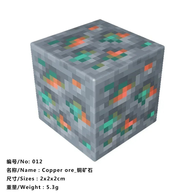 10pcs Minecraftinglys Magnetic Blocks Anime Children Puzzle Assembled Toy Doll Mini Magnetic Cube Model Kids Construction Toys