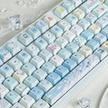 SOA Keycaps Cute Keycaps Set of Keys PBT Customized Gift Cute Gift Thermal Sublimation Mechanical Keyboard Keycaps for MX Switch