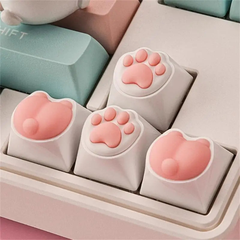 96BA Eye-Catching Paw Keycap for Gaming Keycaps Sublimation Dye Technology