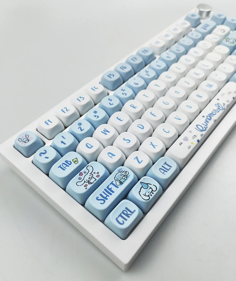 MOA Profile PBT Dyesubbed Keycaps for Cherry MX Switches on 61 63 64 68 75 84 87 96 98 100 104 108 Mechanical Keyboards
