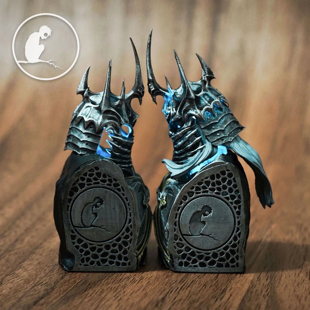 Warcraft Theme Keycap Frostmourne Keycaps Handmade Resin Backlit Key Cap MX Switch Customized Mechanical Keyboard  Accessories