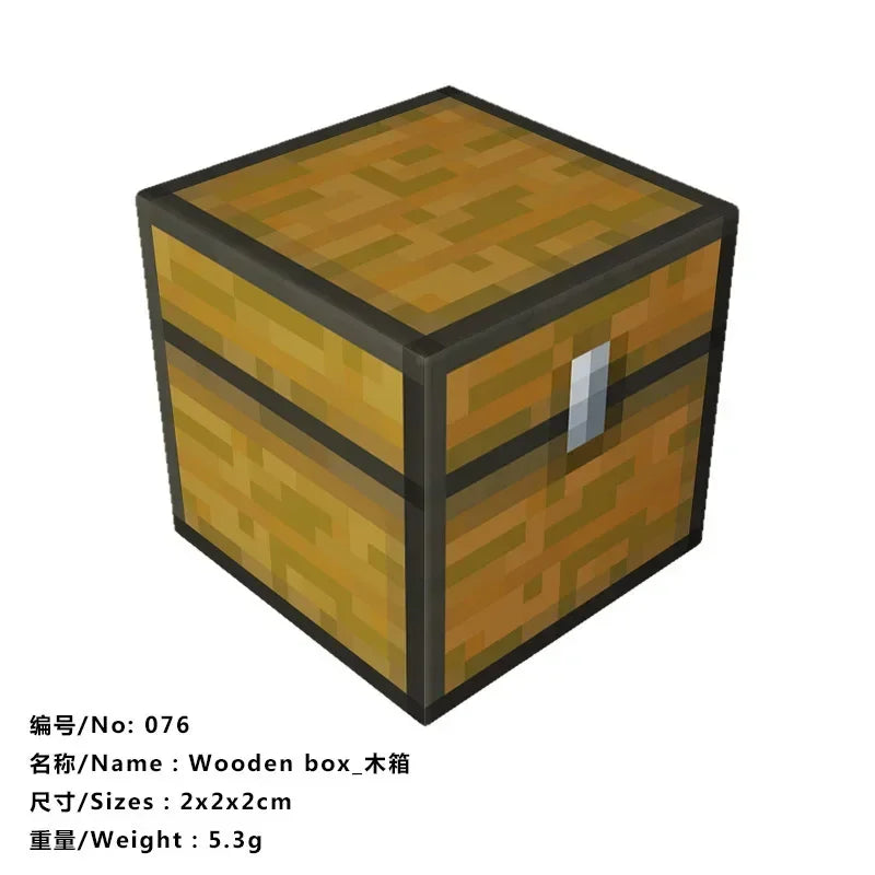 10pcs Minecraftinglys Magnetic Blocks Anime Children Puzzle Assembled Toy Doll Mini Magnetic Cube Model Kids Construction Toys