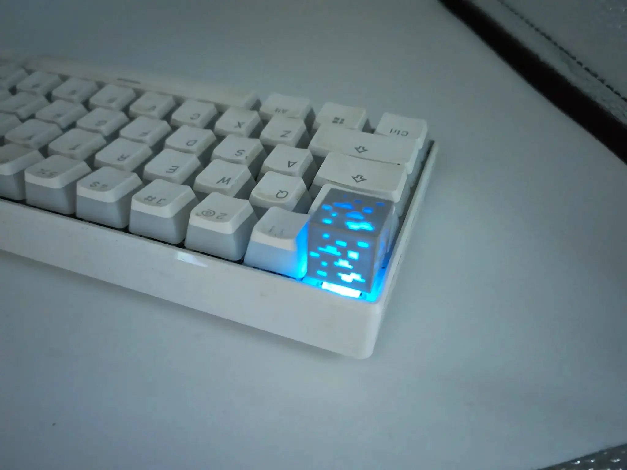 My World Mineral Keycaps Original Design Transparent Mechanical Keyboard Keycaps Personalized Customization 3D Artisan Keycaps