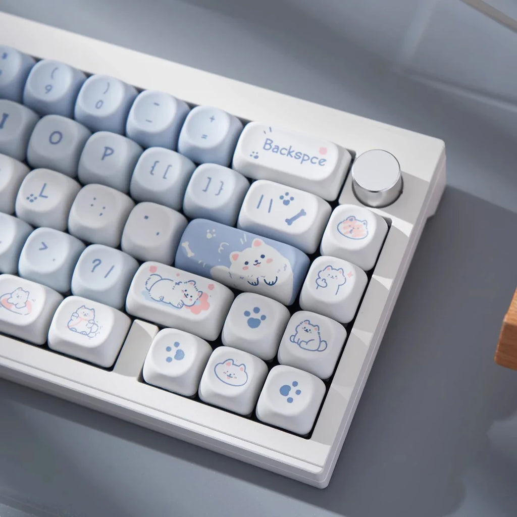 132Keys MOA Profile Keycaps Cartoon PBT Key Caps for 61/64/68/78/84/87/96/104/108 Keys Gaming Mechanical Keyborad MX Swtiches