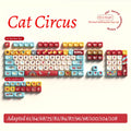 Cat Circus Original Keycaps Personalized Customization Pbt Thermal Sublimation Mechanical Keycaps Festival Gift