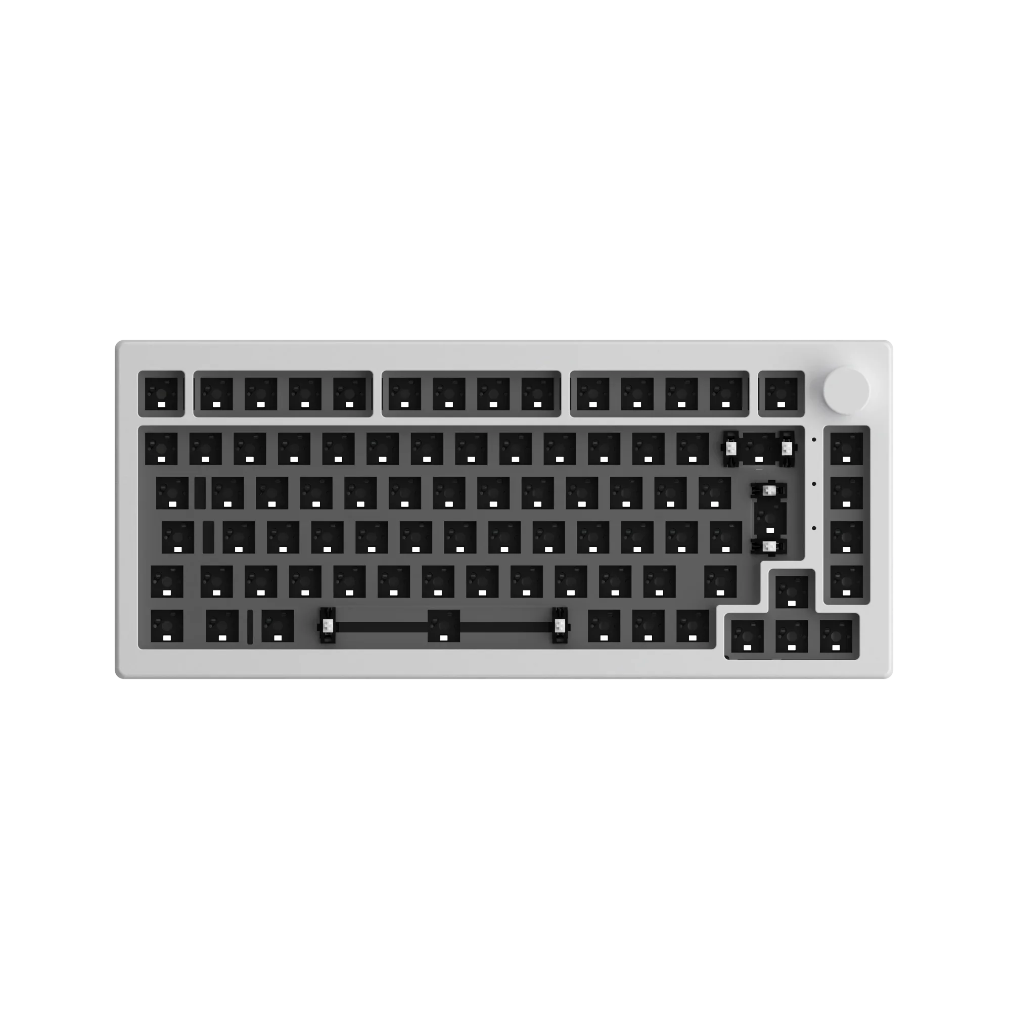 Akko 5075S VIA Kit 75% Barebone Keyboard Kit Custom Mechanical Gaming Keyboard RGB ANSI/ISO 3/5-Pin Hot-swappable Gasket Mounted