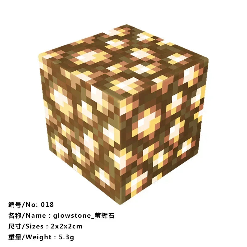 10pcs Minecraftinglys Magnetic Blocks Anime Children Puzzle Assembled Toy Doll Mini Magnetic Cube Model Kids Construction Toys