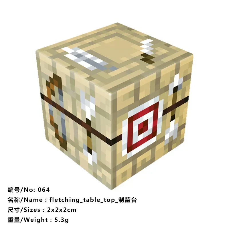 10pcs Minecraftinglys Magnetic Blocks Anime Children Puzzle Assembled Toy Doll Mini Magnetic Cube Model Kids Construction Toys