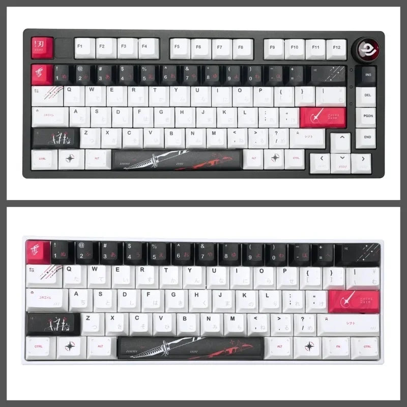 Keycaps for Keyboard with Japanese Layout Anime Keycaps PBT Dye-Sublimation Thick Keycaps Cherry Profile133 134 135Keys
