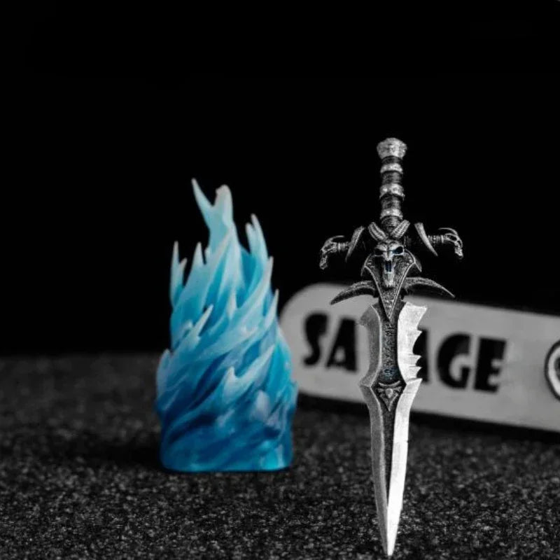 Anime Keycaps World of Warcraft Frostmourne Translucent Key Caps Mechanical Keyboard Caps Korean Keycap Game Peripheral Gifts