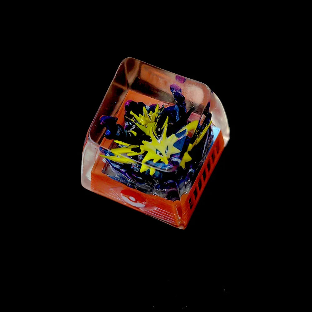 Anime Cartoon Super Transparent PBT Keycap Personality Pink 3D Handmade Cute Gift Mechanical Keyboard Decoration ESC